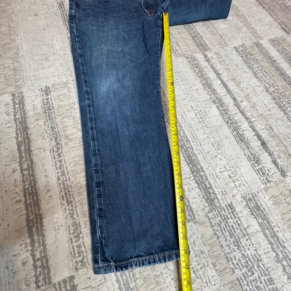 Lucky Brand 221 Original Straight Mens Blue Jeans 38x30 Medium Wash - Picture 6 of 12